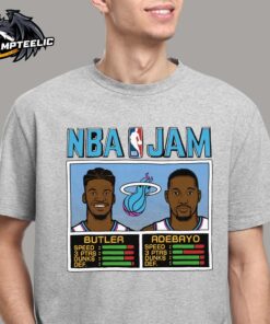 Jimmy Butler And Bam Adebayo Original Vice NBA Jam Miami Heat Unisex T-Shirt