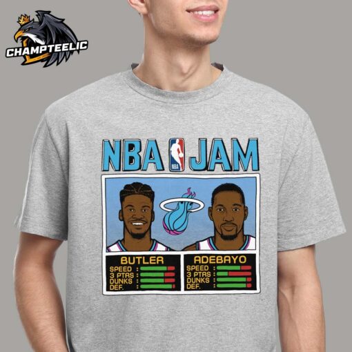 Jimmy Butler And Bam Adebayo Original Vice NBA Jam Miami Heat Unisex T-Shirt