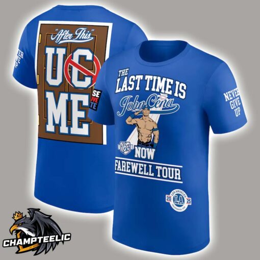 John Cena 2025 Farewell Tour Los Angeles Edition Merchandise The Last Time Is Now Unisex T-Shirt