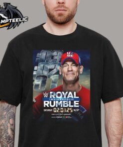 John Cena Will Be Competing In The 2025 WWE Indianapolis Men’s Royal Rumble Match Feb 1 2025 Unisex T-Shirt