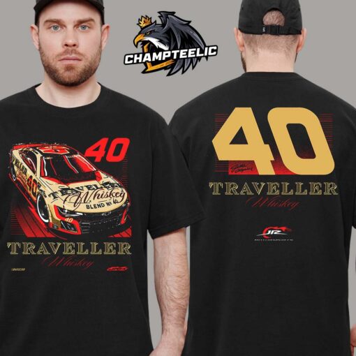 Justin Allgaier 40 Traveller Whiskey Chevrolet Natural Daytona 500 Merchandise T-Shirt