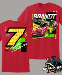 Justin Allgaier 7 2025 Brandt Merchandise  2025 NASCAR Xfinity Series Corn Car Unisex T-Shirt