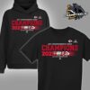 Kansas City Chiefs 2025 AFC Championship Conference Champions Vintage Style With Helmet Unisex T-Shirt Hoodie