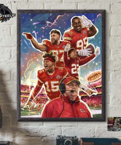 Kansas City Chiefs 2025 NFL Divisional Ready To Rock The House Chiefs Kingdom Home Decor Poster Canvas