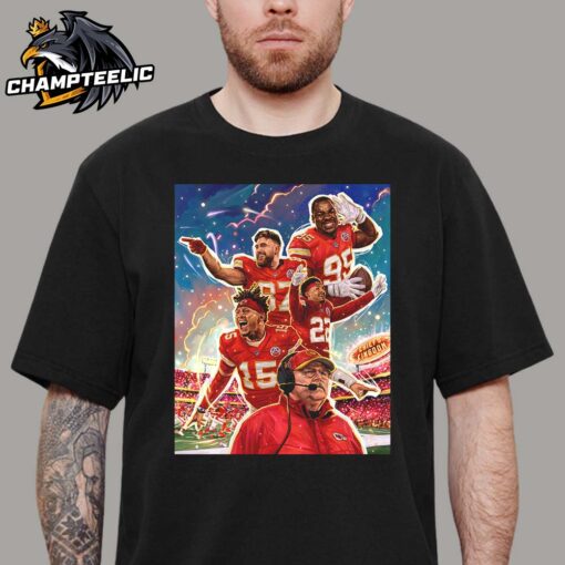 Kansas City Chiefs 2025 NFL Divisional Ready To Rock The House Chiefs Kingdom Unisex T-Shirt