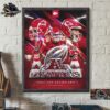 Congrats Philadelphia Eagles 2024 NFC Champions Took Command Of The NFC Home Decor Poster Canvas