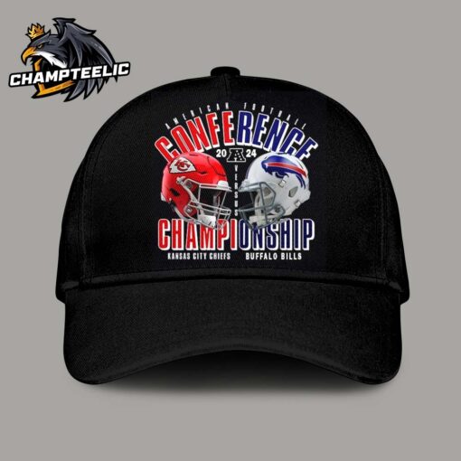 Kansas City Chiefs Vs Buffalo Bills 2024 2025 AFC American Football Conference Championship Head To Head Cap Hat Snapback