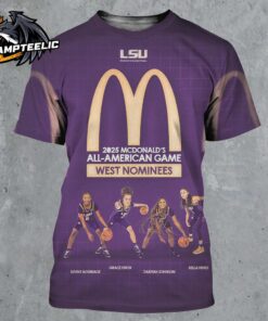 LSU Women’s Basketball 2025 McDonald’s All American Game West Nominees All Over Print Shirt