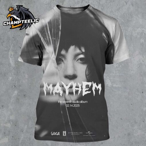 Lady Gaga Mayhem Album The Seventh Studio Album Cover Out On February 14 2025 All Over Print Shirt