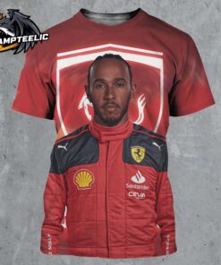 Lewis Hamilton First Day In Ferrari Is Start Of New Era All Over Print Shirt