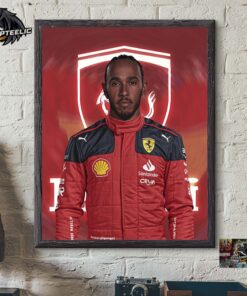 Lewis Hamilton First Day In Ferrari Is Start Of New Era Home Decor Poster Canvas