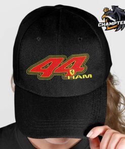 Lewis Hamilton Scuderia Ferrari Formular 1 Signature Number 44 Logo Classic Cap Hat Snapback