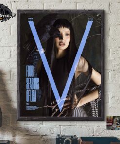 Lisa V Magazine Four Seasons Of Lisa Fall Edition Magazine Cover Home Decor Poster Canvas