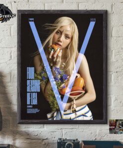 Lisa V Magazine Four Seasons Of Lisa Summer Edition Magazine Cover Home Decor Poster Canvas