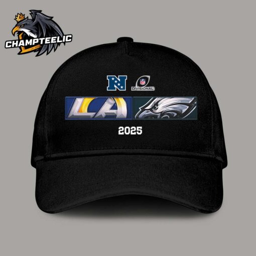 Los Angeles Rams And Philadelphia Eagles Matchup 2025 NFC Divisional Round Head To Head Logo Classic Cap Hat Snapback