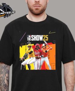 MLB The Show 25 Cover Athletes Elly De La Cruz Paul Skenes And Gunnar Henderson Unisex T-Shirt