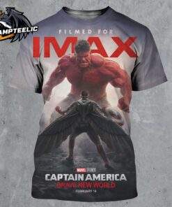 Marvel Captain America Brave New World IMAX Version Poster In Theaters On February 14 2025 All Over Print Shirt