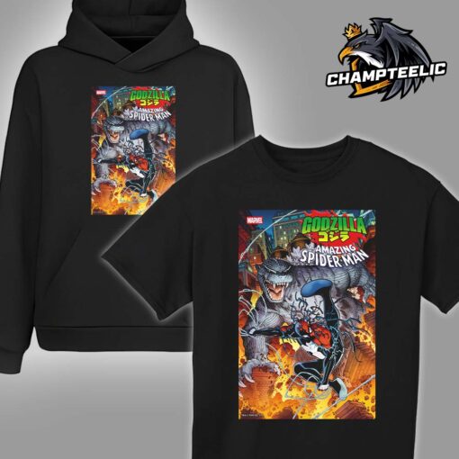 Marvel Spider-Man Vs Godzilla Issue 1 Comic Cover Unisex T-Shirt