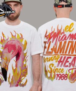 Miami Heat NBA Court Culture El Flamingo Serving Heat Since 1988 Unisex T-Shirt