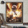 Nico Collins Make Texans History 122 Rec YDS Texans Single Game Postseason Record Home Decor Poster Canvas