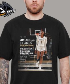 Mikayla Blakes In Her SEC Debut Vanderbilt Commodores Women’s Basketball Sets The Vanderbilt Freshman Single Game Record With 36 Points Classic T-Shirt