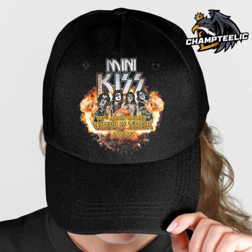 Mini Kiss 30th Anniversary World Tour 2025 Classic Cap Hat Snapback