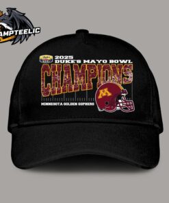 Minnesota Golden Gophers 2025 Duke’s Mayo Bowl Champions Vintage Style With Helmet College Football Bowl Game Classic Cap Hat Snapback