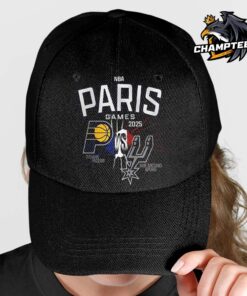 NBA Paris 2025 Indiana Pacers Vs San Antonio Spurs Matchup Classic Cap Hat Snapback