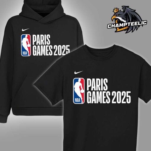 NBA Paris 2025 Logo Nike Unisex T-Shirt