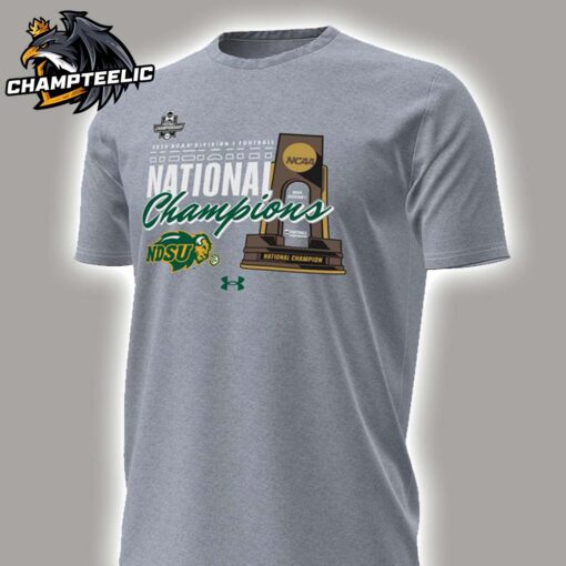 NDSU Football 2024 National Champions Trophy Merchandise By Under Armour Unisex T-Shirt