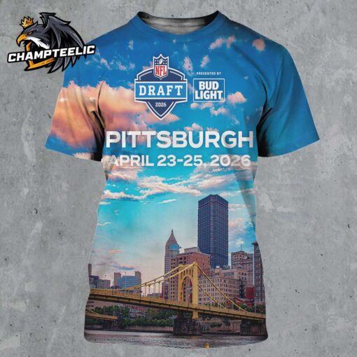 NFL Draft 2026 Pittsburgh On April 23-25 2026 All Over Print Shirt