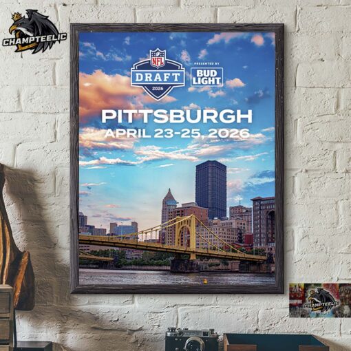 NFL Draft 2026 Pittsburgh On April 23-25 2026 Home Decor Poster Canvas