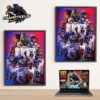 Congrats Detroit Lions 15 Wins For The 2024 NFC North Champions Home Decor Poster Canvas