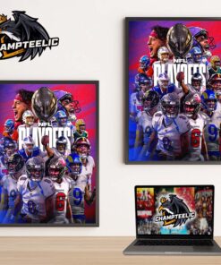 NFL Playoffs Season 2024 2025 All Team Attendances Home Decor Poster Canvas