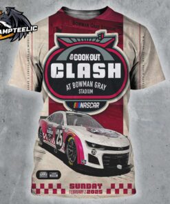 Nascar 2025 Cook Out Clash At Bowman Gray Stadium On Sunday February 2 2025 All Over Print Shirt