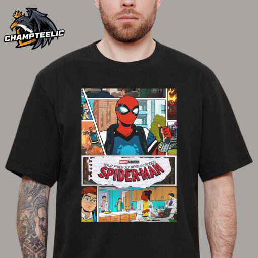 New Poster For Your Friendly Neighborhood Spider-Man Animated Unisex T-Shirt