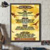 Nova Rock 2025 Festival Lineup Poster With Korn Linkin Park Slipknot And Electric Callboy In Austria At Pannonia Fields II On June 11-14 2025 Home Decor Poster Canvas