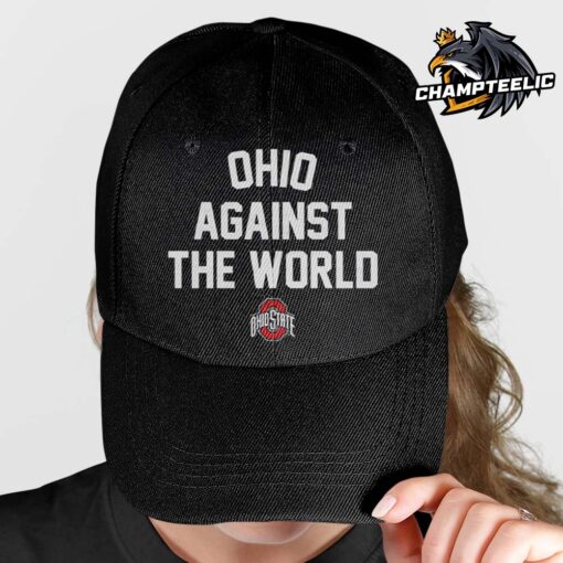 Ohio Against The World Celebrate Ohio State Buckeyes 2024 National Champions Unisex Cap Hat Snapback