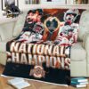 Congrats Ohio State Buckeyes 2025 National Champions CFB Playoff Fleece Blanket