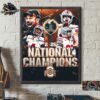 Congrats Ohio State Buckeyes 2025 CFP National Champions Home Decor Poster Canvas