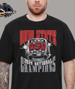 Ohio State Buckeyes 2024 National Champions Ring T-Shirt