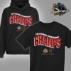 Ohio State Buckeyes 2025 College Football Playoff National Championship Champions Mascot Text Logo Vintage T-Shirt