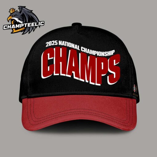 Ohio State Buckeyes 2025 College Football National Champions Classic Logo Locker Room Unisex Cap Hat Snapback