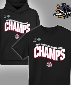 Ohio State Buckeyes 2025 Cotton Bowl Classic Champions College Football Playoff Semifinal Unisex T-Shirt Hoodie