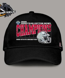 Ohio State Buckeyes 2025 Cotton Bowl Classic Champions College Football Playoff Semifinal Vintage Style With Helmet Classic Cap Hat Snapback