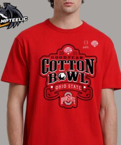 Ohio State Buckeyes 2025 Goodyear Cotton Bowl Bound College Football Semifinal Unisex T-Shirt