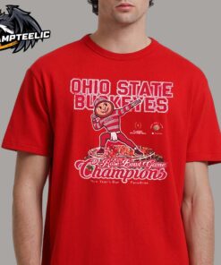 Ohio State Buckeyes 2025 Rose Bowl Champions Mascot Unisex T-Shirt