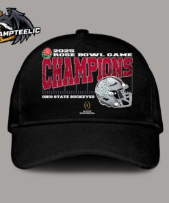 Ohio State Buckeyes 2025 Rose Bowl Game Champions College Football Playoff Quarterfinal Vintage Style With Helmet Classic Cap Hat Snapback