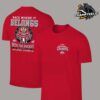 Ohio State Buckeyes Fanatics College Football Playoff 2024 National Champions Schedule Two Sides Unisex T-Shirt