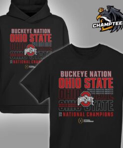 Ohio State Buckeyes Fanatics College Football Playoff 2024 National Champions Slogan T-Shirt